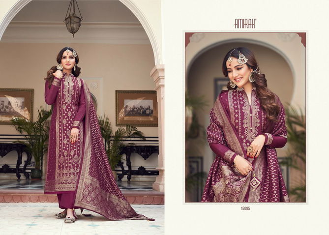 Amirah Maariyah Gold Heavy Festive Wear Latest Salwar Suit Collection